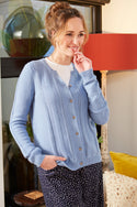 Womens,Knitwear,Cardigan,Cardigans,Cardi,Cardis,Allure,Blue,Bright,Comfy,Comfortable,Colourful,Spring,Summer,Limited,Mistral