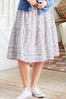 Womens,Skirt,Skirts,Print,Prints,Printed,Red,Blue,Bright,Comfy,Comfortable,Colourful,Spring,Summer,Limited,Mistral