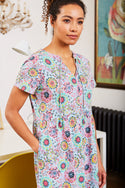Womens,Dresses,Dress,Print,Prints,Printed,Blue,Bright,Comfy,Comfortable,Colourful,Spring,Summer,Limited,Mistral