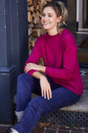 Womens,Jumpers,Jumper,Deep Orchid,Pink,Pinks,Bright,Comfy,Comfortable,Colourful,Spring,Summer,Limited,Mistral
