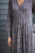 Womens,Dress,Dresses,Print,Prints,Printed,Multi,Eclipse,Navy,V Neck,Bright,Comfy,Comfortable,Colourful,Spring,Summer,Limited,Mistral