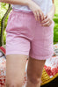 Womens,Shorts,Short,Chambray,Pink,Bright,Comfy,Comfortable,Colourful,Spring,Summer,Limited,Mistral