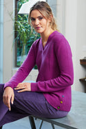 Womens,Jumpers,Jumper,Pink,Deep Orchid,Bright,Comfy,Comfortable,Colourful,Spring,Summer,Limited,Mistral