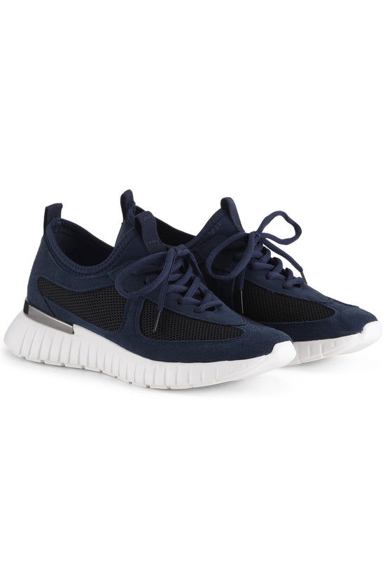Womens,Ilse Jacobsen,Shoe,Shoes,Trainer,Trainers,Sneaker,Sneakers,Lightweight,Light Weight,Blue,Dark Blue,Indigo,Bright,Comfy,Comfortable,Colourful,Spring,Summer,Limited,Mistral