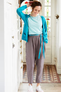 Womens,Trousers,Trouser,Linen,TieWaist,Gargoyle,Grey,Bright,Comfy,Comfortable,Colourful,Spring,Summer,Limited,Mistral