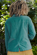 Womens,Jacket,Jackets,Moleskin,Cotton,Deep Teal,Teal,Blue,Green,Bright,Comfy,Comfortable,Colourful,Spring,Summer,Limited,Mistral