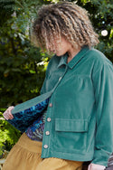 Womens,Jacket,Jackets,Moleskin,Cotton,Deep Teal,Teal,Blue,Green,Bright,Comfy,Comfortable,Colourful,Spring,Summer,Limited,Mistral