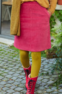 Womens,Skirt,Skirts,Moleskin,Knee Length,Red,Claret,Deep Claret,Bright,Comfy,Comfortable,Colourful,Spring,Summer,Limited,Mistral