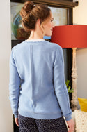Womens,Knitwear,Cardigan,Cardigans,Cardi,Cardis,Allure,Blue,Bright,Comfy,Comfortable,Colourful,Spring,Summer,Limited,Mistral