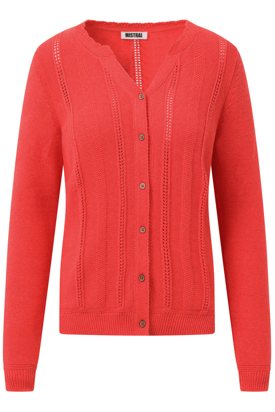 Womens,Knitwear,Cardigan,Cardigans,Cardi,Cardis,Cayenne,Pink,Red,Bright,Comfy,Comfortable,Colourful,Spring,Summer,Limited,Mistral
