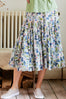 Womens,Skirt,Skirts,Print,Prints,Printed,Green,Blue,Bright,Comfy,Comfortable,Colourful,Spring,Summer,Limited,Mistral
