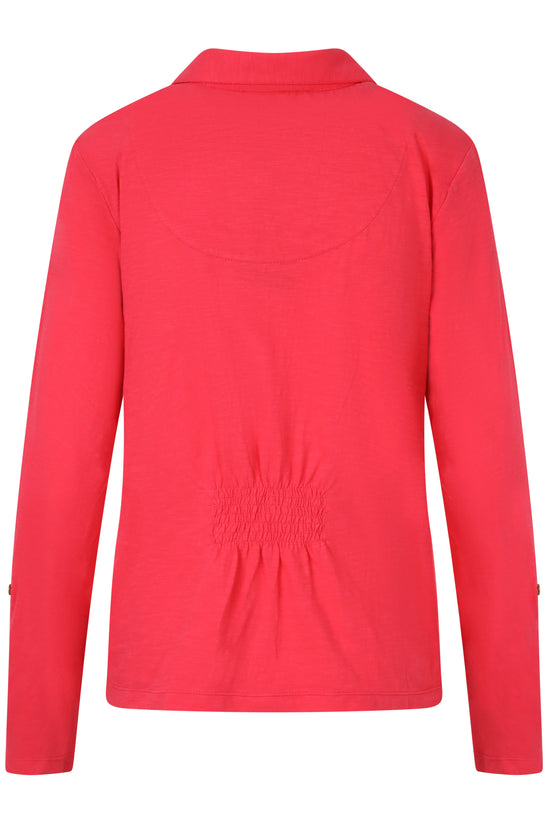Womens,Shirts,Shirt,Jersey,Teaberry,Pink,Red,Bright,Comfy,Comfortable,Colourful,Spring,Summer,Limited,Mistral