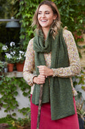 Womens,Scarf,Scarves,Accessory,Speckled,Killarney,Green,Bright,Comfy,Comfortable,Colourful,Spring,Summer,Limited,Mistral