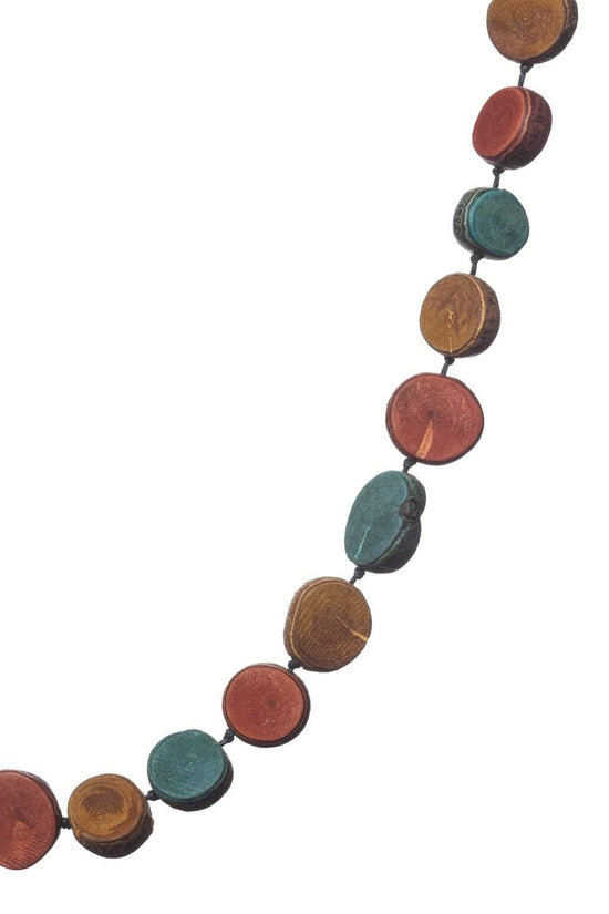 Stepping Stones Necklace Burnt Sienna Multi