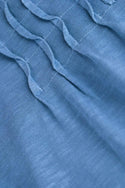 Zesty Vesty Cotton Vest With Pleats Mykonos Blue