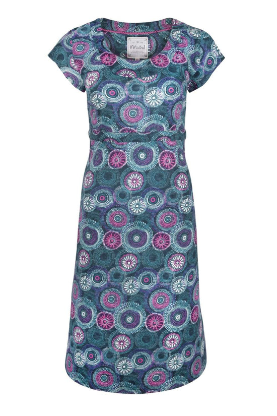 Whirly Gig Printed Dress Orion Blue Multi