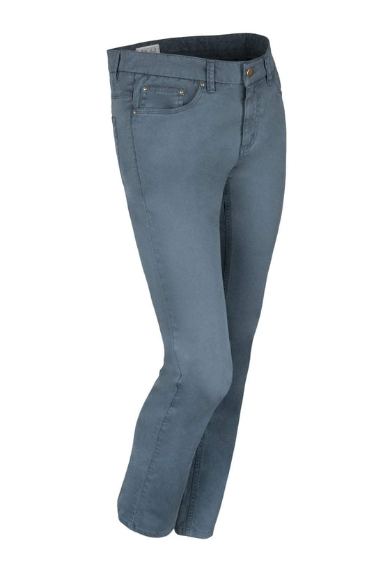 Wear The Trousers Full Length Twill Trousers Indian Teal