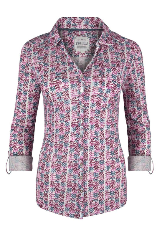 Va Va Voom Printed Jersey Shirt Rhododendron Multi