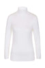 Roly Poly Roll Neck Tee in White