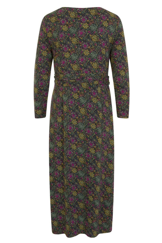 Tapestry Floral Dress in Eclipse Multi