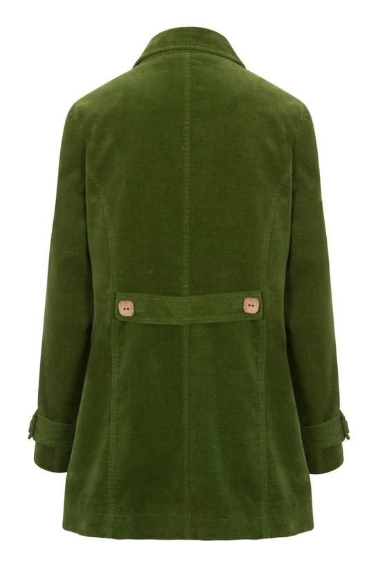 Scattered Button Coat in Dill