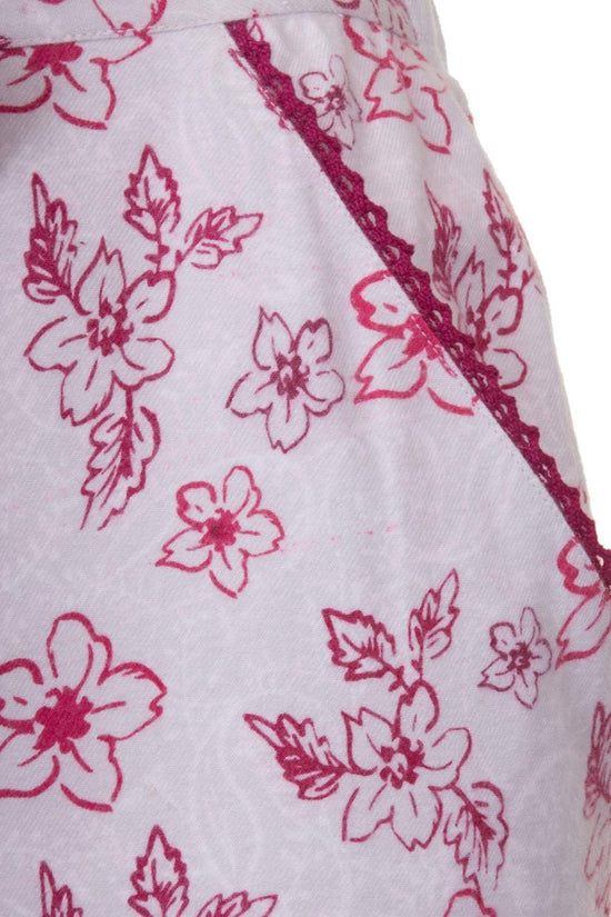 Winter Floral PJ Bottom in Red