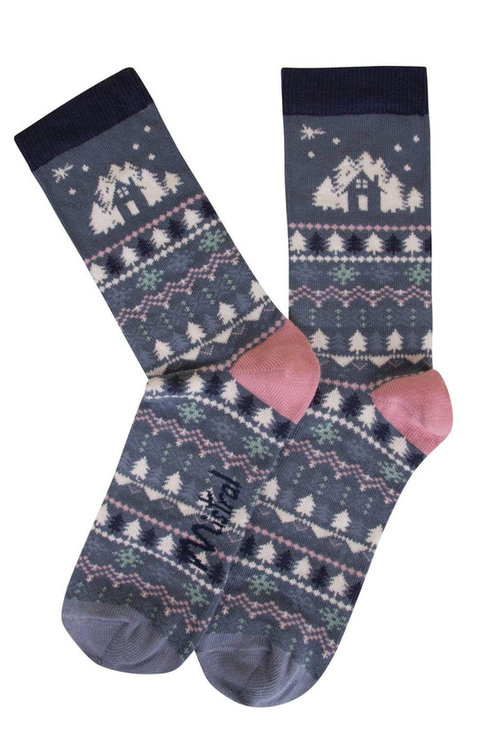 Woodhouse Sock in Teal/pink