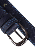 Whipped Into A Frenzy Belt in Navy/sage/teal