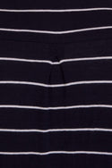 Sail Away Stripe Jersey Shirt in Eclipse/White