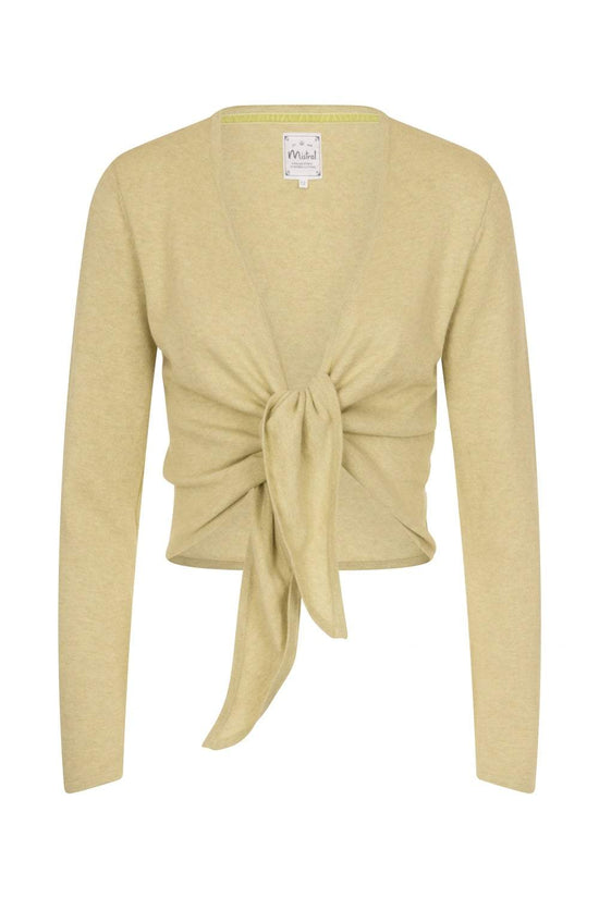 Tina tie front cardi in endive