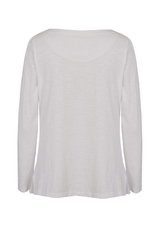 Salcombe Lace Top in White