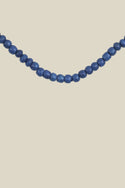 Tribal Disc Necklace in Navy and Pink