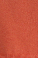 Tina Tie Front Cardi in Orange Coral