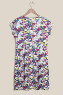 Textured Clover Print Dress