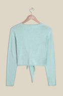 Tina Tie Front Cardi in Holiday