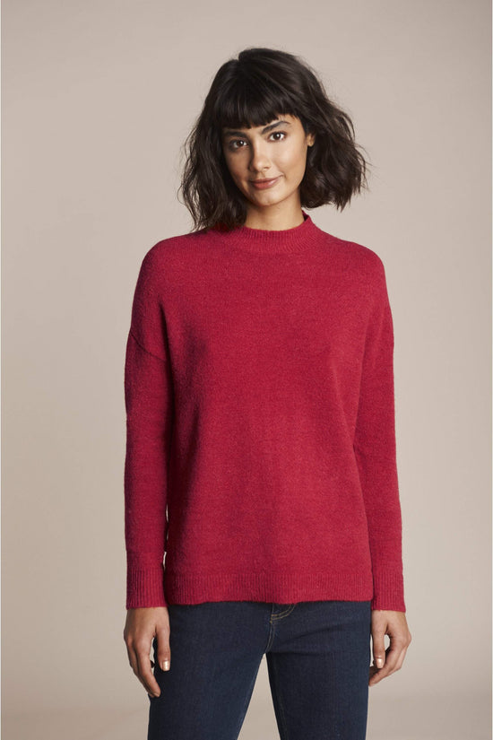 Slouchy Jumper in Red