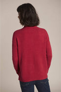 Slouchy Jumper in Red
