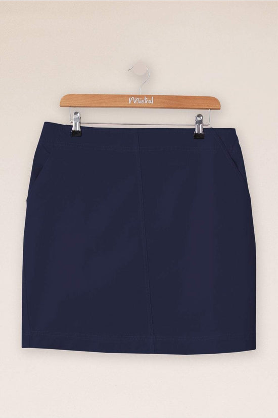 Stretch Twill Pencil Skirt in Eclipse