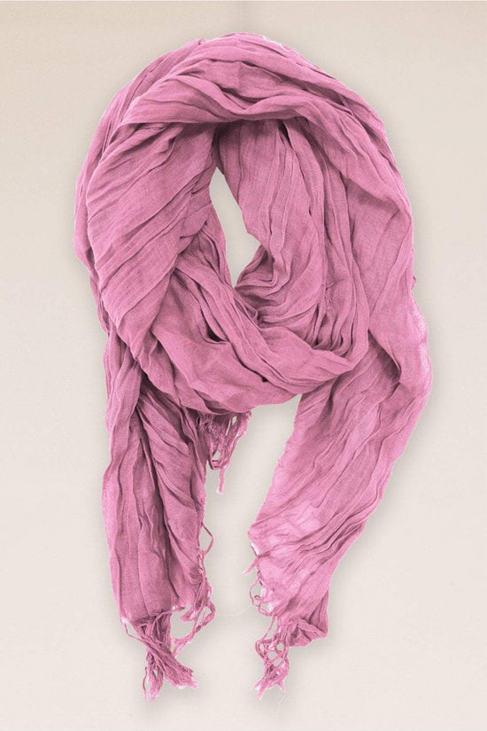 Soft Crinkle Scarf in Pink Nectar