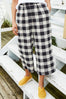 Womens,Trouser,Trousers,Check,Checks,Checked,Checkered,Black,White,Ecru,Cotton,Bright,Colourful,Spring,Summer,Limited,Mistral