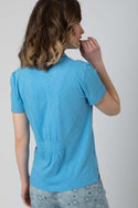 Short Sleeve Jersey Shirt in Alaskan Blue