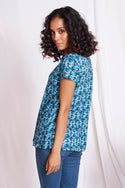 Tribal Palm Tunic with Pockets